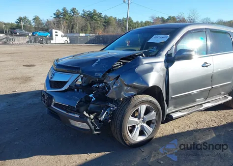 2012 Acura Mdx Technology Package z USA, uszkodzony, nr VIN 2HNYD2H32CH529591